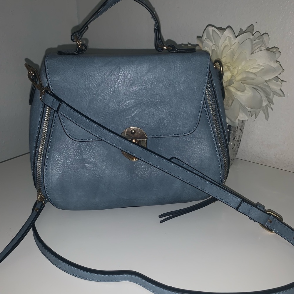Blue Crossbody Purse Bag